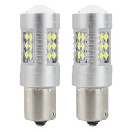 Žiarovky P21W LED CANBUS 24SMD LED šošovka Amio sada 2 ks