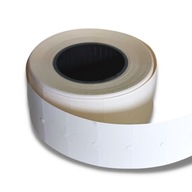 5 x Cenovky Etikety Páska pro jednořadou metličku 21,5x12 mm Bílá Rolky