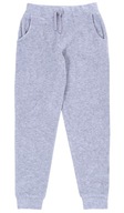 Szare spodnie dresowe welur 8-9 lat 134 cm
