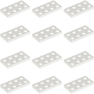 LEGO Csempe 2x4 Fehér 302001 3020 - 12db