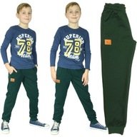 Teplákové nohavice FOR YOU IKA 122 zelené