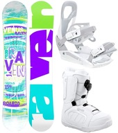 Zestaw Snowboard RAVEN Venus 150cm + buty Pearl ATOP + wiązania S230