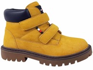 TOMMY HILFIGER TRAPERY KOZAKI BUTY TRZEWIKI RZEPY