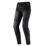 Spodnie motocyklowe jeans REBELHORN VANDAL LADY DENIM WASHED - czarne 26/28