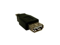 Adapter USB 2.0 gniazdo A- wtyk mini USB