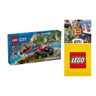 LEGO City Terenowy wóz strażacki z łodzią (60412) +Torba +Katalog LEGO 2024