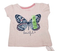 PRIMARK tričko 9-12 m 80 cm MOTYL