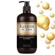 Šampón s keratínom pre suché vlasy Zničený hydratačný obnovujúci