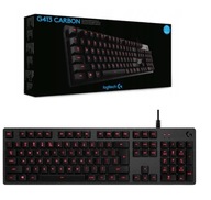 Klawiatura gracza Logitech G413 CARBON podświetlana ROMER-G tactile POLSKA