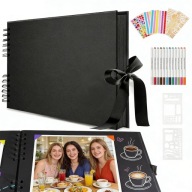 SCRAPBOOK ALBUM RAGASZTHATÓ KÉPEKHEZ A4 KREATÍV INSTAX