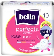 Bella Podpaski Perfecta Ultra Rose Extra Soft Ze Skzydełkami 10 Sztuk