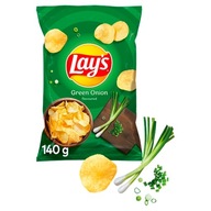 LAYS LAY'S CHIPSY ZIELONA CEBULKA GREEN ONION 140G