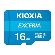 Karta microSD KIOXIA 16 GB z adapterem - wyprzedaż!