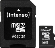 Intenso microSD 16Gb + adapter (3413470)