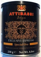 MLETÁ KÁVA PLECHOVKA PRE ZNALCOV ATTIBASSI EXCLUSIVE ESPRESSO SPECIAL ORO