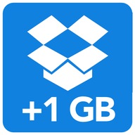 DROPBOX DOŁADOWANIE +1GB DOŻYWOTNIE