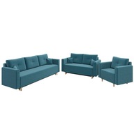 Zestaw wypoczynkowy LISA 3+2+1 kanapa sofa fotel