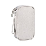 c/ Electronics Organizer Pouch Carry 2 layer gray