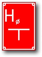 H - TABLICZKA ORIENTACYJNA DLA HYDRANTU - tablica PCV ZNAK HYDRANT 140x200