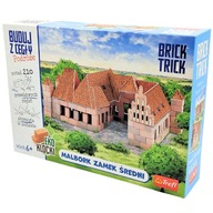 Brick Trick BUDUJ Z CEGŁY - MALBORK ZAMEK ŚREDNI 210 szt. prawdziwej cegły