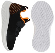 Odľahčená športová obuv, tenisky, detské tenisky r35 čierne P1-157