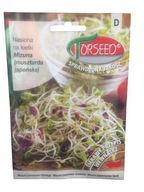 TORSEED Nasiona na Kiełki Mizuna 5 g: Świeży Smak i Zdrowie w Twojej Kuchni