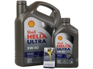 Motorový olej Shell Helix Ultra 4 l 5W-40 + Motorový olej SHELL 550046644