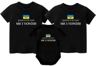 Zestaw koszulek DOBROGO WECZORA MY Z UKRAINY XXL
