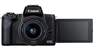 Canon M50 Mark II 24MPix 3' LV TS 4K HDMI Canon 15-45mm IS STM 500zdj 3bat