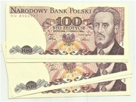 100 złotych 1986 seria NU stan UNC