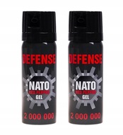 Gaz Pieprzowy w Żelu Gaz Obronny Gaz Paraliżujący Chmura NATO DEFENCE 50 ml