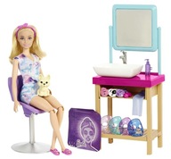 Barbie z Pieskiem HCM82 Domowe Spa Mattel