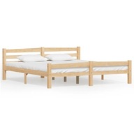 Rama łóżka z litego drewna sosnowego, 180 x 200 cm