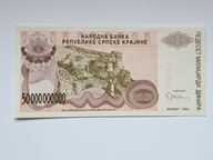 Chorwacja - Knin 50000000000 dinar 1993 rok. Piękny STAN !!! - RZADKI !!!