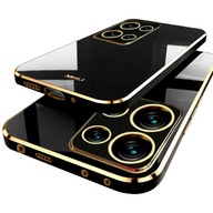 Etui GLAMOUR GOLD CASE ELASTYCZNE do Xiaomi Redmi Note 13 PRO 5G + SZKŁO