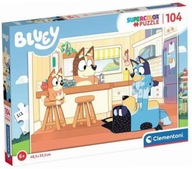 Puzzle 104 Superkolor Bluey