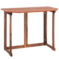 vidaXL Bistro stolík, 90x50x75 cm, masívne akáciové drevo