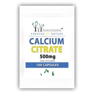 Forest Vitamin CALCIUM CITRATE Citrát Vápnik 500mg Vápnik 100 kapsúl