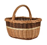 PROUTĚNÝ KOŠÍK NA NÁKUPY KOŠÍK na piknik HOUBY