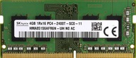 Pamięć RAM SO-DIMM DDR4 HYNIX 4GB PC4-2400T-SC0-11 CL17 HMA851S6AFR6N-UH