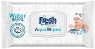 Nawilżane Chusteczki Aqua Wipes 99,9% Water 60 szt