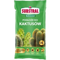 Podłoże Ziemia do Kaktusów Sukulentów 3L z Nawozem Osmocote Substral