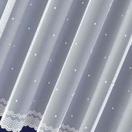 Zvyšky záclonovej špičky tkaniny z lúča krátke do 180