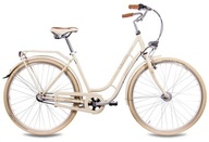 Mestský dámsky bicykel 28 Oceľový nosič osvetlenia Dynamo Kontra Nexus 3