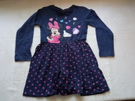 Disney Minnie Mouse dziewczęca sukienka r 110