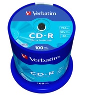Płyta Verbatim CD-R 700MB 100 szt Extra Protection