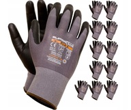 FLEX rękawice robocze powlekane nitrylem 12 par 10