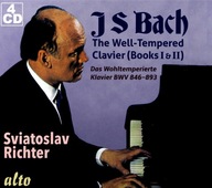 SVIATOSLAV RICHTER: J S BACH: THE WELL-TEMPERED CLAVIER '48 PRELUDES+FUGUES