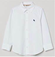 H&M ŚLICZNA Bawełniana koszula R.110 biała K