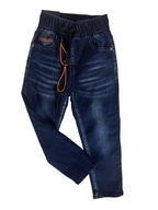 Spodnie jeansowe chłopięce ocieplane 134/140 (10)